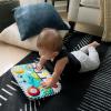 imageBaby Einstein Ocean Explorers Neptunes Kick ampamp Explore Musical Kick Pad ampamp Crib Toy Tummy Time Mat Learning Toy for Ages 0 Months and up