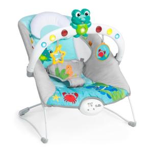 imageBaby Einstein Ocean Explorers Kick to It Opus Musical Infant to Toddler Rocker Baby Chair BabyActivated Music and Lights Ages 030 MonthsNeptune Bouncer