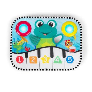 imageBaby Einstein Ocean Explorers Neptunes Kick ampamp Explore Musical Kick Pad ampamp Crib Toy Tummy Time Mat Learning Toy for Ages 0 Months and up