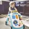 imageBaby Einstein Musical Mix N Roll 4in1 Push Walker Activity Center Toddler Table ampamp Floor Toy 100 Songs ampamp Phrases DJ Station with Piano