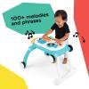imageBaby Einstein Musical Mix N Roll 4in1 Push Walker Activity Center Toddler Table ampamp Floor Toy 100 Songs ampamp Phrases DJ Station with Piano