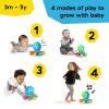 imageBaby Einstein Ocean Explorers Go Opus Go 4in1 Crawl ampamp Chase Activity Learning Toy Music and Lights Ages 3 Months to 5 Years