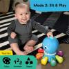 imageBaby Einstein Ocean Explorers Go Opus Go 4in1 Crawl ampamp Chase Activity Learning Toy Music and Lights Ages 3 Months to 5 Years